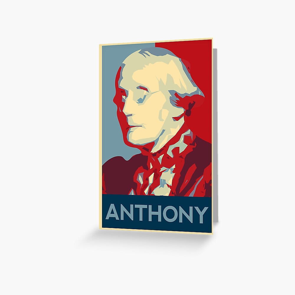 "Susan B Anthony poster" Greeting Card for Sale by SozioNiko | Redbubble