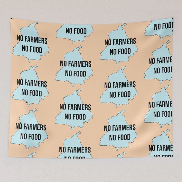 Item preview, no farmers no food designed and sold by jasleenM.