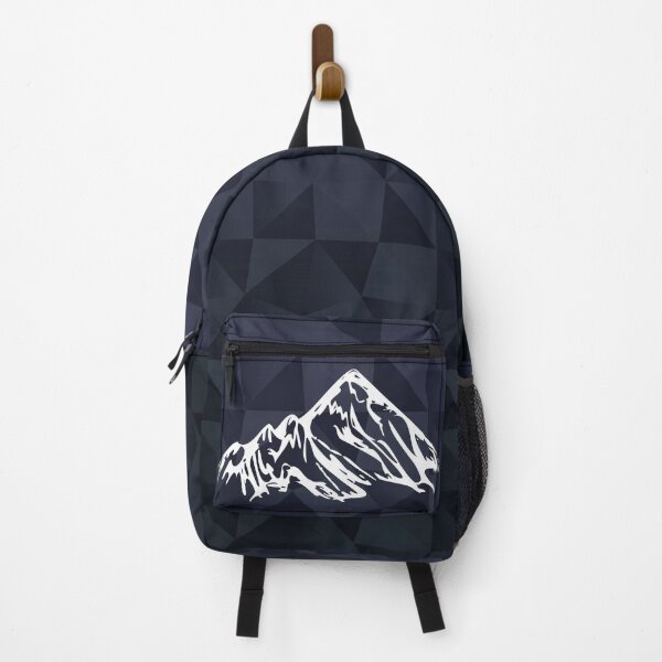 Item preview, White mountains with triangle pattern designed and sold by frangipaniarts.