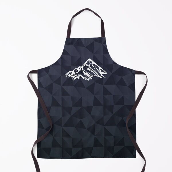 Item preview, White mountains with triangle pattern designed and sold by frangipaniarts.
