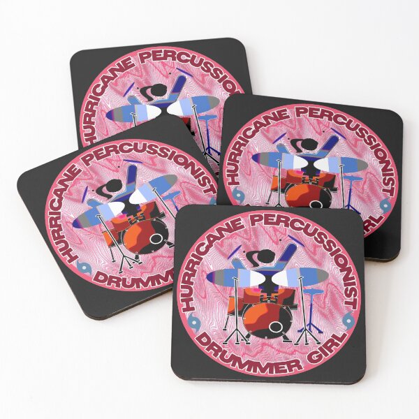 Item preview, HAPPY HUG DRUMMER DAY - HURRICANE PERCUSSIONIST - DRUMMER GIRL designed and sold by Ralek.