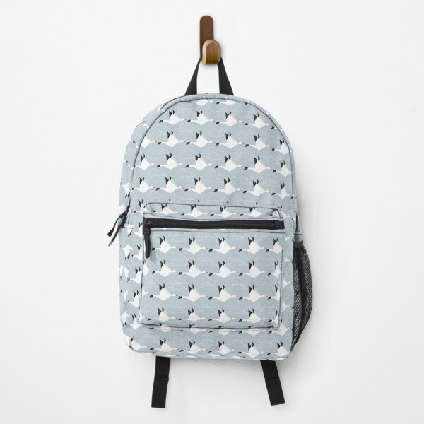 Origami Snow Geese and Clouds Backpack