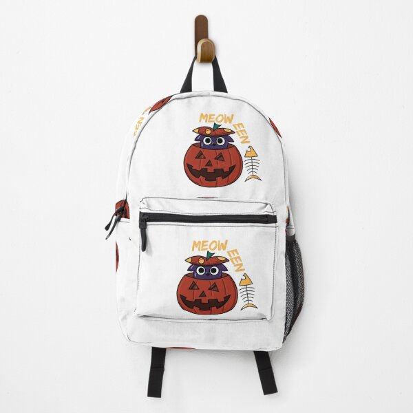 Item preview, MEOWEEN CAT HALLOWEEN DESIGN T-SHIRT FUNNY SCARY CAT IN PUMPKIN designed and sold by farhatkhanfir.