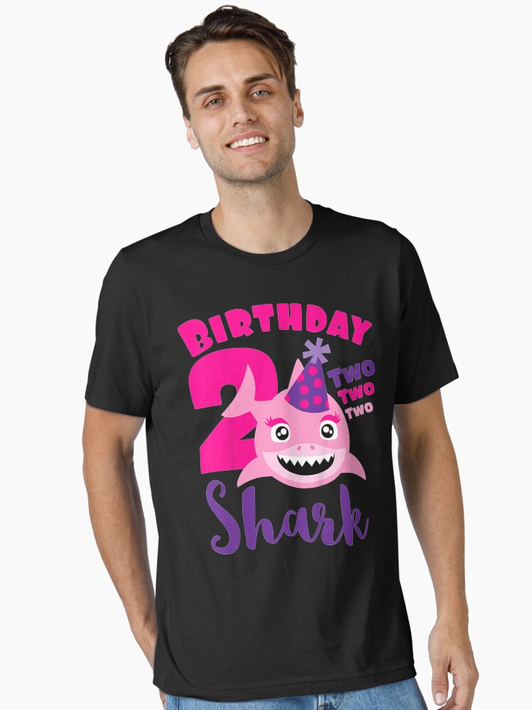 Kids Baby Shark T-Shirt 2nd Birthday For Girls - Doo Doo Doo