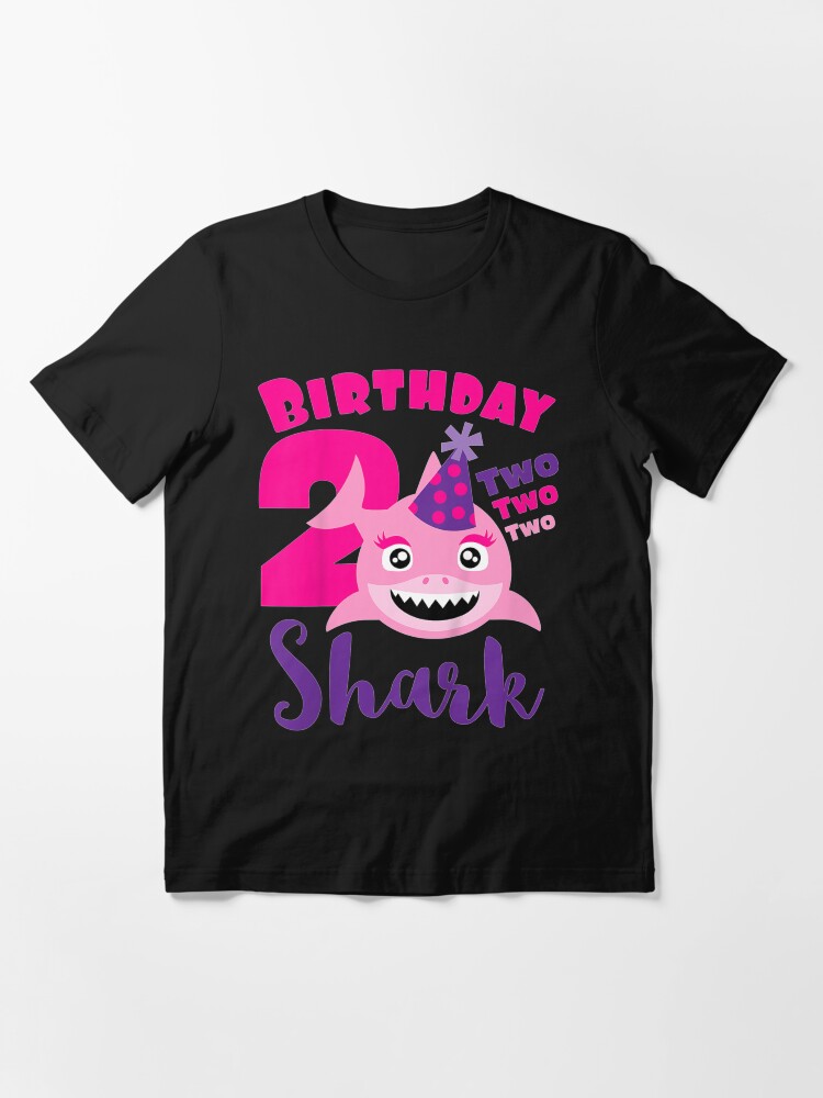 Kids Baby Shark T-Shirt 2nd Birthday For Girls - Doo Doo Doo