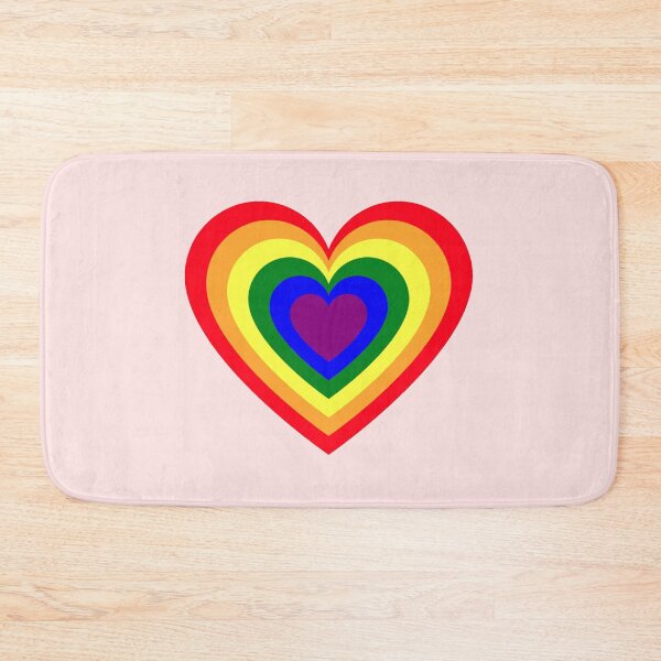 Item preview, Hearts in Rainbow Gay Flag  designed and sold by InVisibleColors.