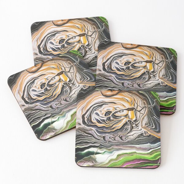 Item preview, Maleficent acrylic abstract painting designed and sold by Color Splash Gallery.