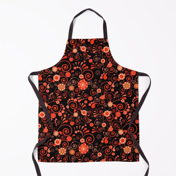Item preview, Red Floral - Flowers - Paisley, Swirls designed and sold by MrRoccoBlue.