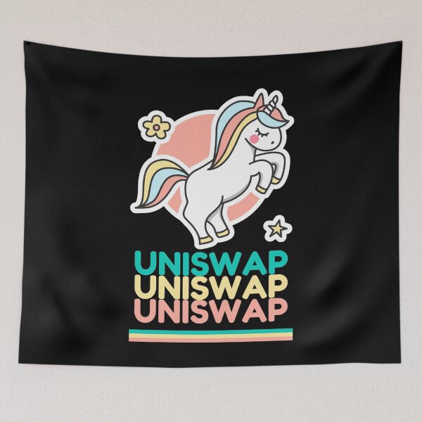 Item preview, Uniswap UNI Cryptocurrency Unicorn designed and sold by Bitcoin-Fashion.