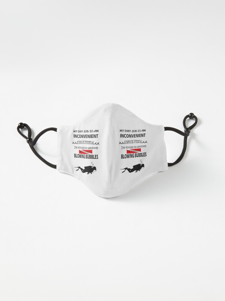 Alternate view of Scuba Diver Bubbles Mask