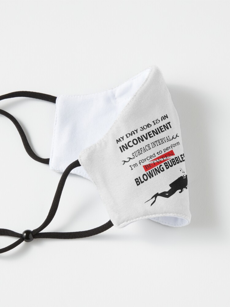 Alternate view of Scuba Diver Bubbles Mask