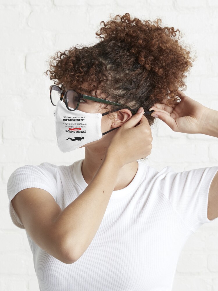 Alternate view of Scuba Diver Bubbles Mask