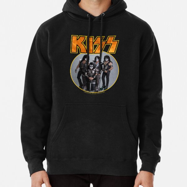 KISS Vintage Band Design Pullover Hoodie
