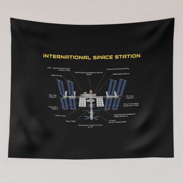 Item preview, Estación Espacial Internacional Diagrama designed and sold by OzoneStyle.