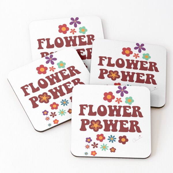 Item preview, Fun Fall Colors Flower Power Seamless Pattern Graphic Print designed and sold by ClaudiaFlores.
