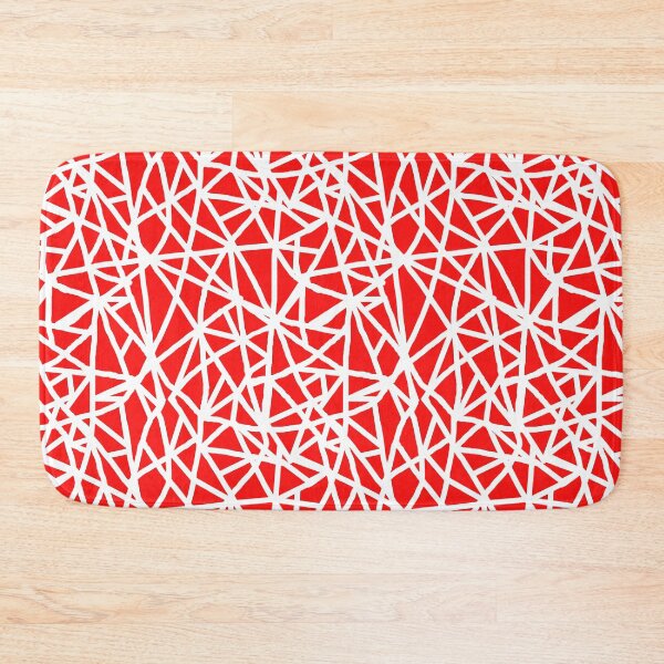 Item preview, Retro 90s Red Throwback Line Textile designed and sold by SeaNympth.