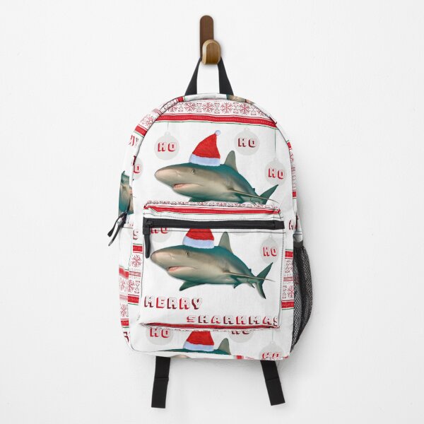 Item preview, Merry Sharkmas Ugly Christmas Sweater Style designed and sold by Caitlin Chock.