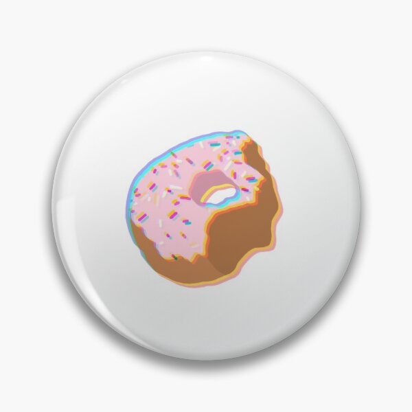 Item preview, Chrome aberration donut designed and sold by logostickers.