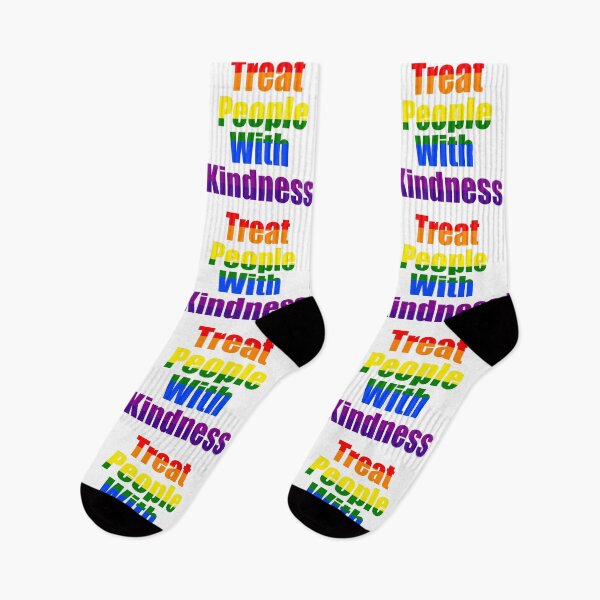 Item preview, Treat People With kindness Rainbow Stripe designed and sold by CottoVerdi.
