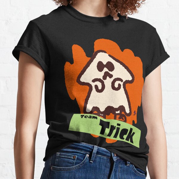 Truco de equipo de Splatoween Splatfest v2 Camiseta clásica