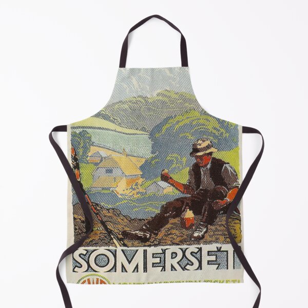 Item preview, Somerset retro poster designed and sold by CorasPosters.
