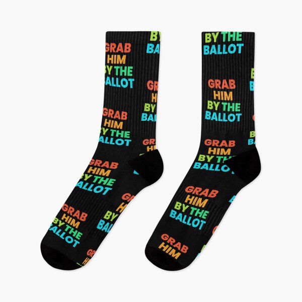 Item preview, Grab Him By The Ballot 2024 Election Funny Anti-Trump designed and sold by StudioTina.