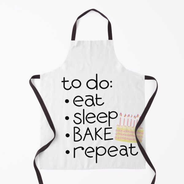 Aperçu de l'œuvre Appel à tous les boulangers! Eat Sleep * BAKE * Repeat, with Birthday Cake and Candles icon créée et vendue par Susan Marie Williams.
