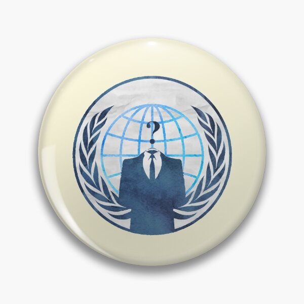 Item preview, Blue Anonymous Hacker Watercolor Coding Programmer designed and sold by sharedipmemes.