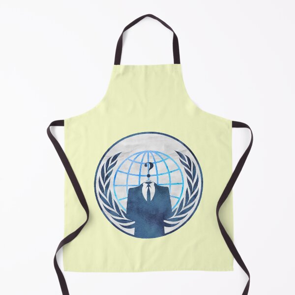 Item preview, Blue Anonymous Hacker Watercolor Coding Programmer designed and sold by sharedipmemes.