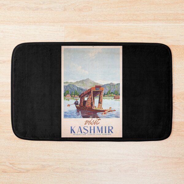 Artikelvorschau, Visit Kashmir retro poster entworfen und verkauft von CorasPosters.