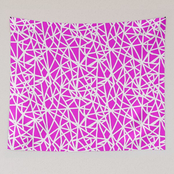 Item preview, Retro 90s Purple Throwback Line Textile designed and sold by SeaNympth.