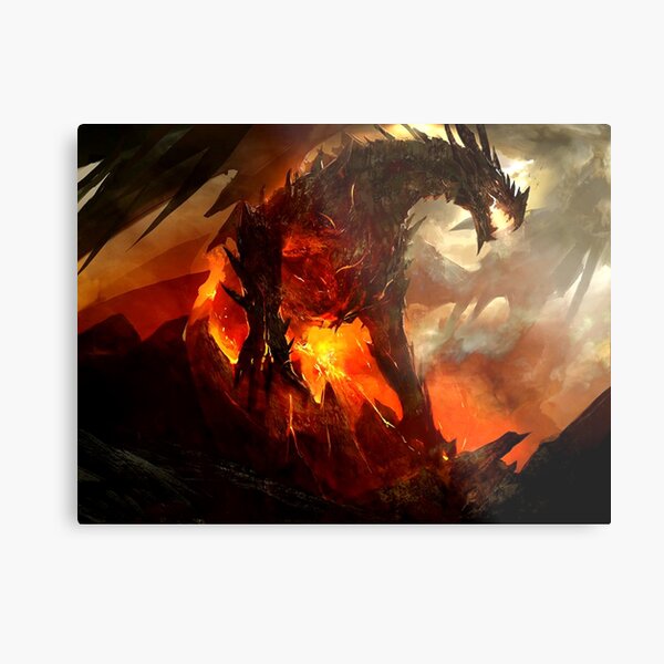 Dragon Metal Print