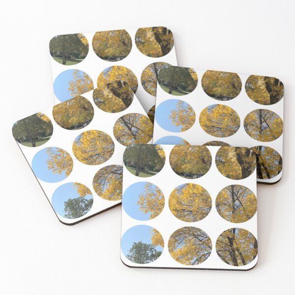 Item preview, Nature Fall trees Circles  designed and sold by MerciMe.