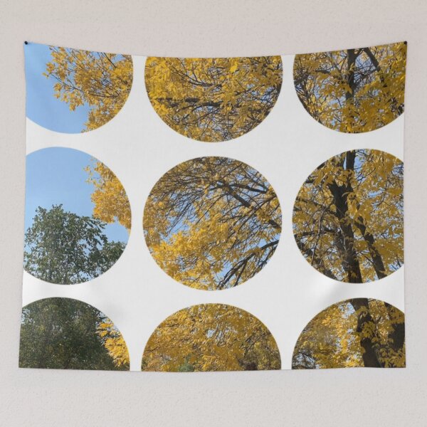 Item preview, Nature Fall trees Circles  designed and sold by MerciMe.