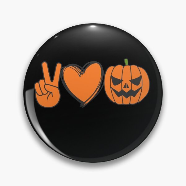 Item preview, Peace Love Pumpkin Halloween designed and sold by Mandala108.