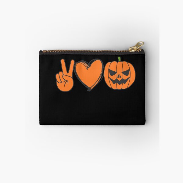 Item preview, Peace Love Pumpkin Halloween designed and sold by Mandala108.