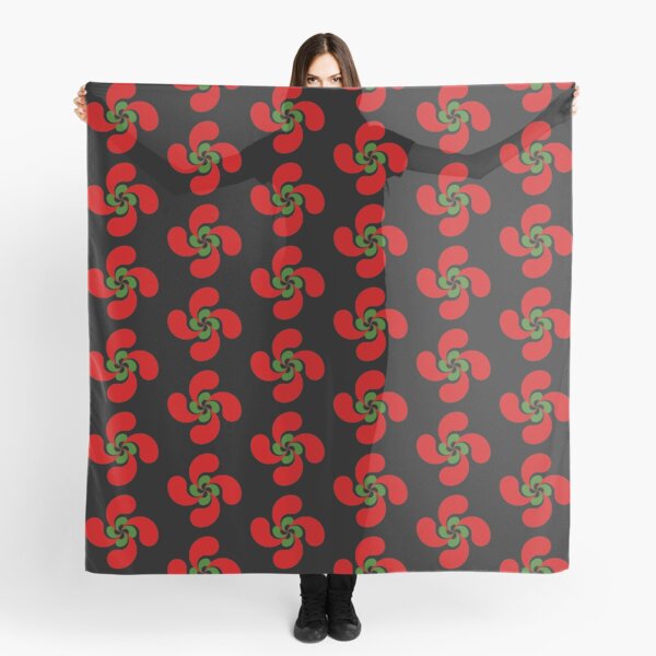 Item preview, Basque Cross Lauburu Red Green White Euskadi designed and sold by Circle64Shop.