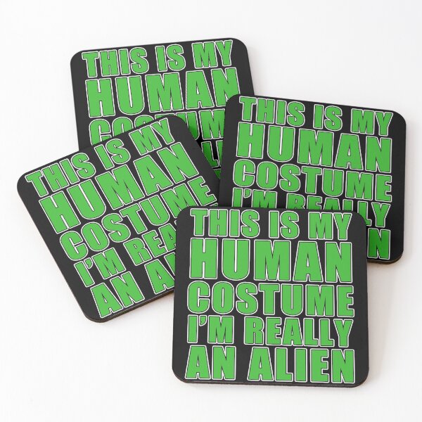 Item preview, This is my Human Costume I'm Really An Alien, Halloween Costume Alien Lover designed and sold by Noahlaz.