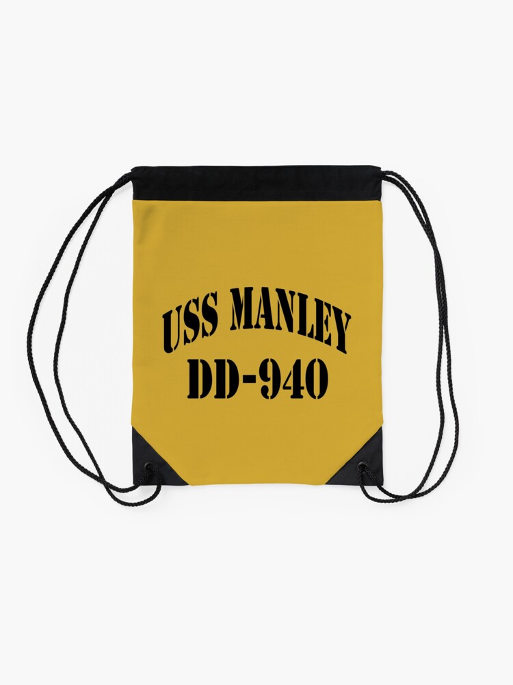 Alternate view of USS MANLEY (DD-940) SHIP'S STORE Drawstring Bag