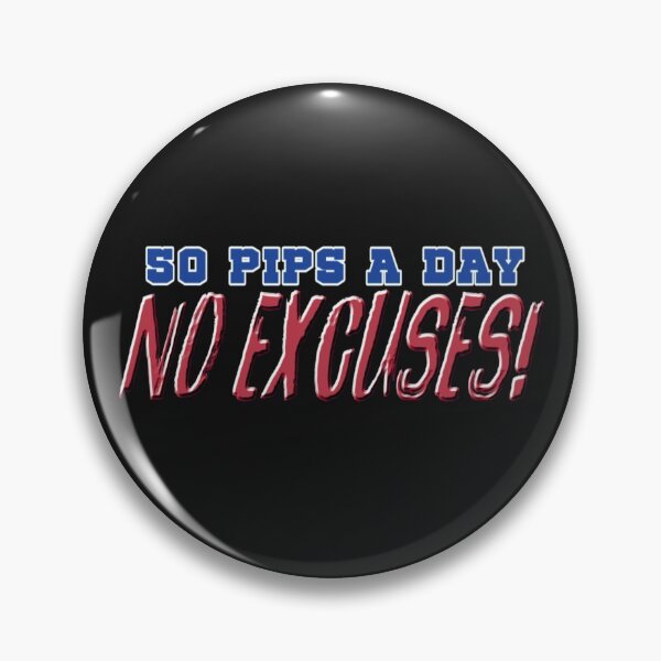 Item preview, Trader T-Shirt No Excuses! 50 Pips A Day! designed and sold by SBTfashion.