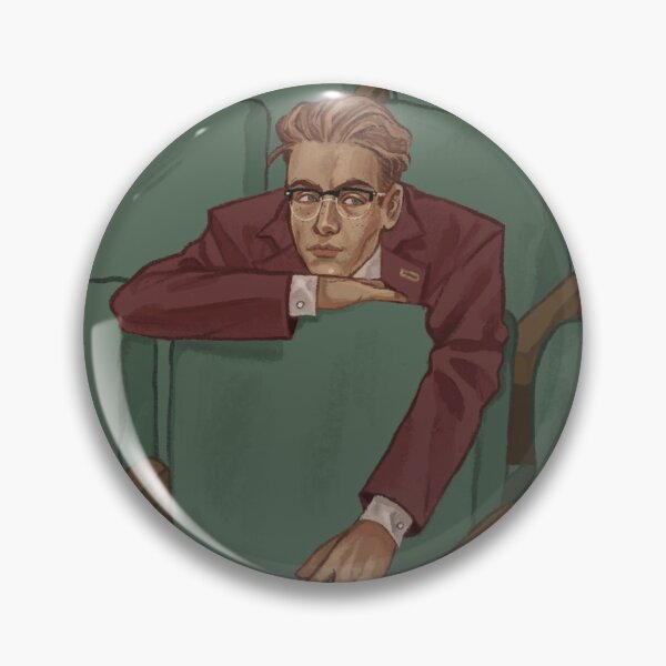 Item preview, Surreal portrait painting vintage 50s style designed and sold by MedievalRave.