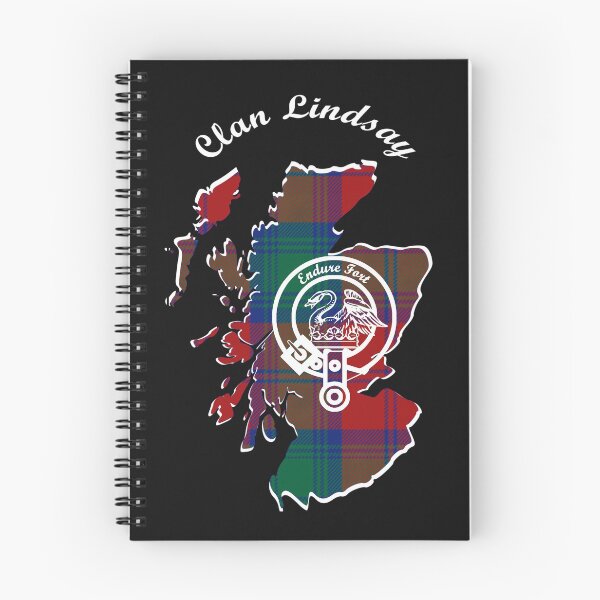 Item preview, Clan Lindsay Scotland Map Crest designed and sold by BagTown Clans.