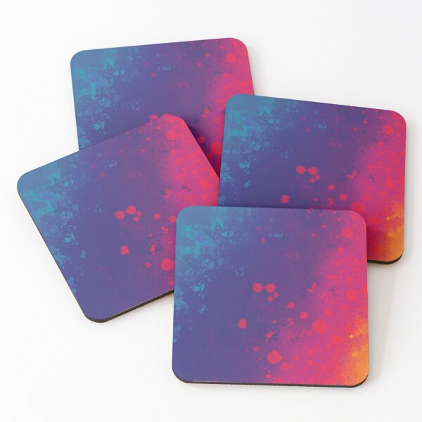 Item preview, Rainbow Paint Splatter Pattern designed and sold by Platinumfrog.