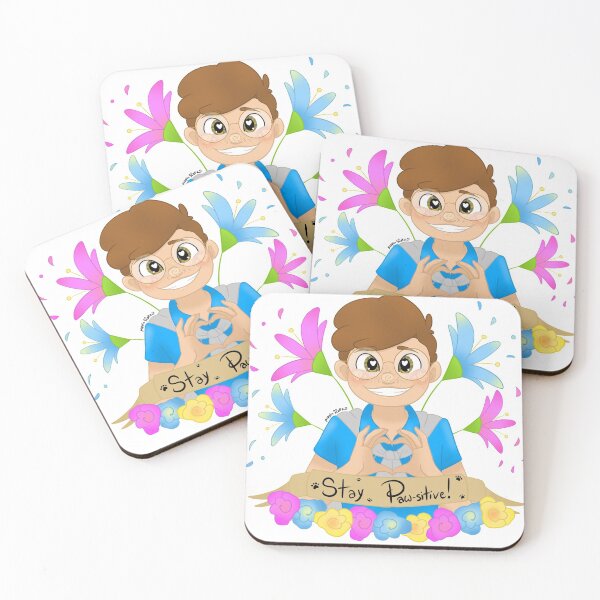 Item preview, "Stay Paw-sitive!" Patton designed and sold by Rainbow Cat Company.
