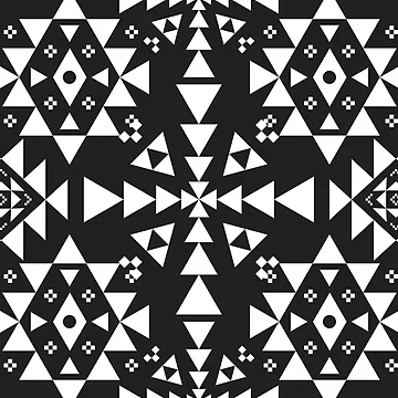 Artwork thumbnail, Wicked Aztec Pattern by Ashstone23