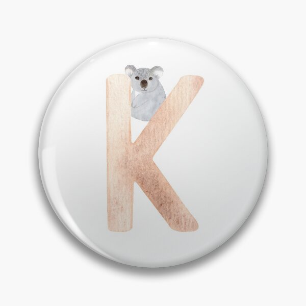 Artikelvorschau, Brauner Aquarell-Koala-Buchstabe K | Kinderalphabet entworfen und verkauft von SerendipityNow.