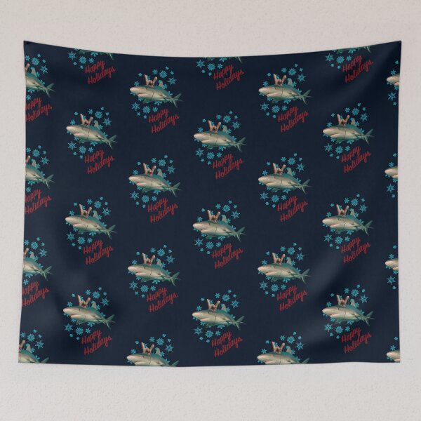Item preview, Happy Holidays Reindeer Shark  designed and sold by Caitlin Chock.