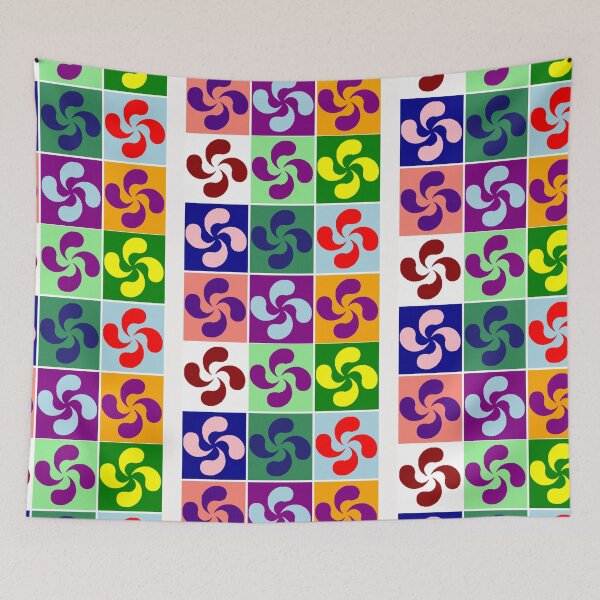 Item preview, Artistic Basque Cross Lauburu Euskadi designed and sold by Circle64Shop.