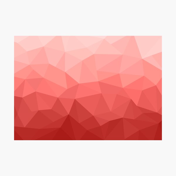 Aperçu de l'œuvre Géométrique Rouge créée et vendue par StylismVision.