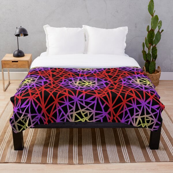 Item preview, Retro 90s Bohemian Throwback Line Textile designed and sold by SeaNympth.